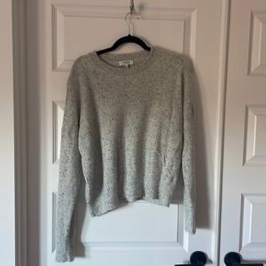 Madewell 100% Cashmere Waffle Knit Sweatshirt XXL